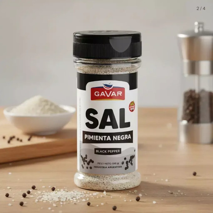 Sal Pimienta Negra